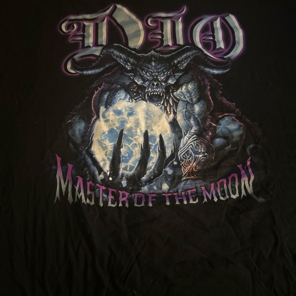 Master of the Moon” DIO Heavy Metal Graphic Tee – Size XXL